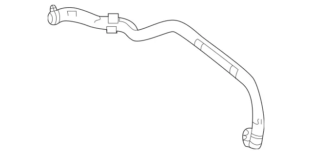 1665008975 - Radiator: Coolant Hose for Mercedes-Benz: GL450, GLE400, GLE43 AMG, GLE450 AMG, GLS450, ML400 Image image