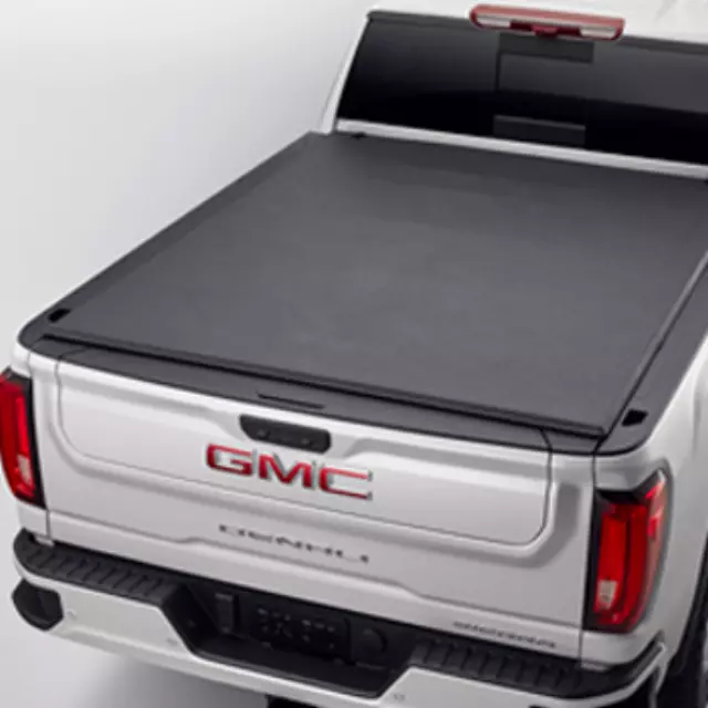 84815934 - Bed Products: Bed Tonneau, Soft Tri-Fold W\\/Gmc Logo for GM Image