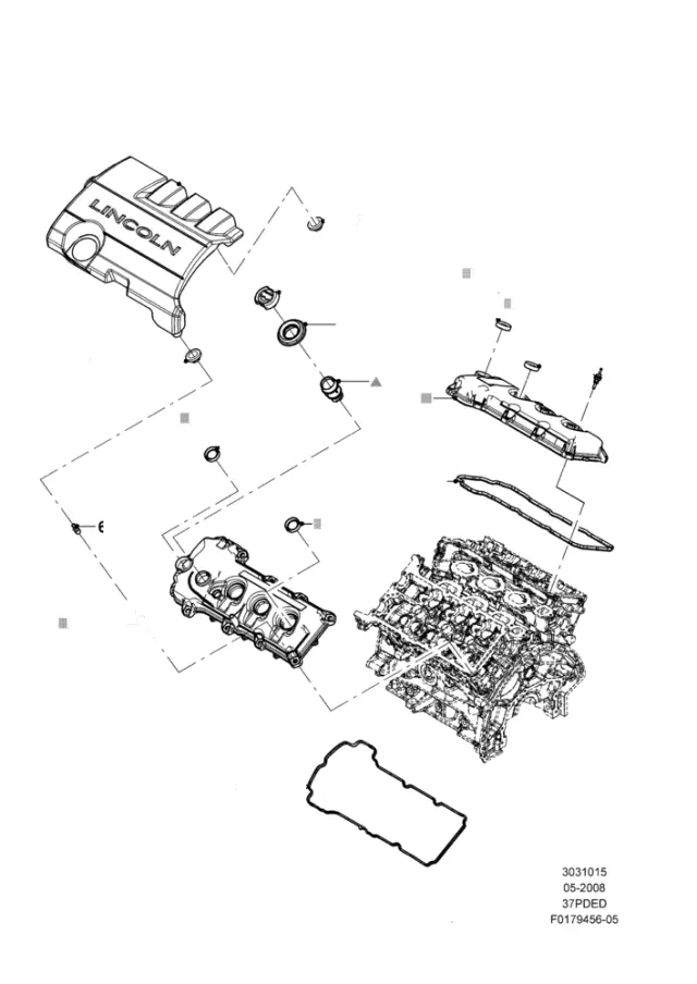 BL3Z6763B - Engine: Engine Oil Filler Tube for Ford Image