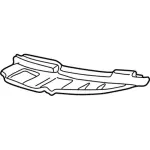 YF1Z17C972AB - Body: Bumper Cover Guide Bracket for Mercury: Sable Image