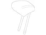 16797094018T38 - : Head Restraint for Mercedes-Benz Image