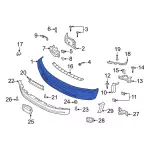 LC3Z17757HAPTM - Body: Bumper for Ford: F-350 Super Duty Image