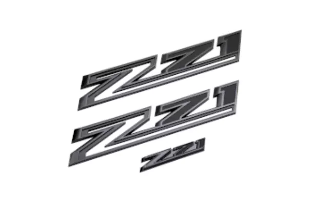 85109485 - Exterior: Chevrolet Z71 Emblems - Black for GM Image