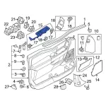 ML3Z14527AA - Body: Switch Housing for Ford: F-150, F-150 Lightning, F-250 Super Duty, F-350 Super Duty, F-450 Super Duty Image