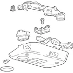 FR3Z76519A70EB - : Overhead Console for Ford: Mustang Image