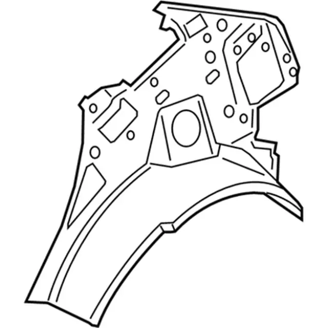 KA1Z5827865B - Body: Outer Wheelhouse for Lincoln: MKX, Nautilus Image