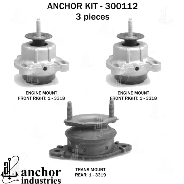 300112 - Engines &amp; Components: Anchor Engine Mount Kit for Anchor Image