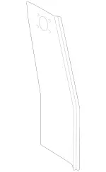 46369418259045 - Body: Rear Pillar Trim for Mercedes-Benz Image