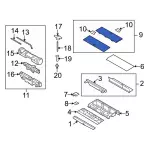 7L1Z7845626AA - Body: Cover Assembly for Ford Image