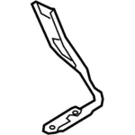 AE9Z16796A - Body: Hood Hinge for Lincoln: MKT Image