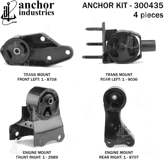300435 - Engines &amp; Components: Anchor Engine Mount Kit for Anchor Image