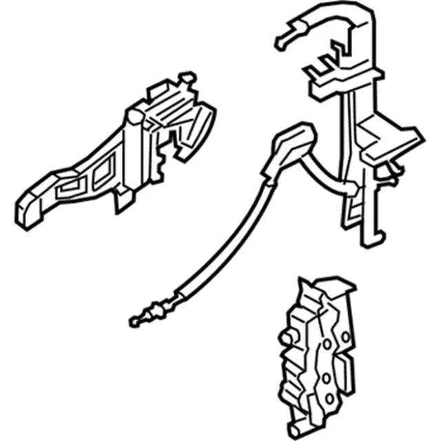 LTCH8 - Body: Latch Assembly for Ford: Transit-150, Transit-250, Transit-350, Transit-350 HD Image