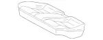 20392027218G70 - Body: Lower Seat Assembly for Mercedes-Benz Image