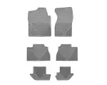 W26GRW70GRW288GR - : Grey All Weather Floor Mats for WeatherTech Image