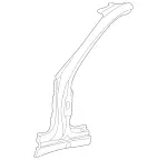 2106302307 - Body: Outer Hinge Pillar for Mercedes-Benz Image