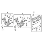ML3Z6020G - Engine: Front Cover Gasket for Ford Image
