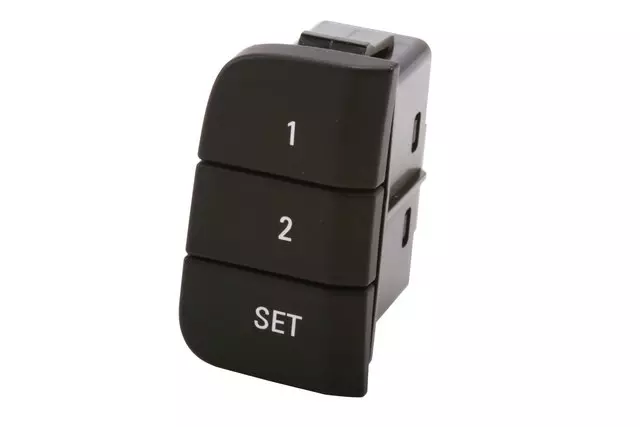 Jet Black Driver Seat Adjuster Memory Switch - GM (90802664)