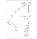 22286040009C94 - Electrical: Retractor Assembly for Mercedes-Benz Image