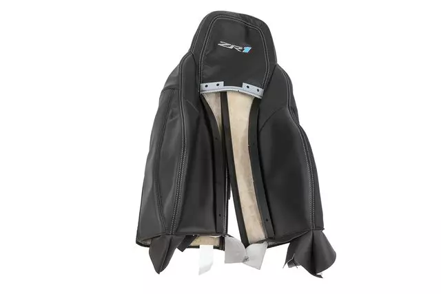 Ebony and Light Cashmere Passenger Seat Back Coverr - GM (19293048)