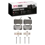 1551127001 - : DFC 5000 Advanced Pads - Low-Metallic and Hardware Kit for DYNAMIC FRICTION Image