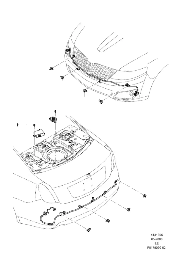 DA5Z15K859AAPTM - Body: Parking Aid Sensor for Ford Image