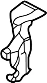 82562AA100 - Body: Lock Cover for Infiniti Image