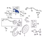 NL1Z2553D - Brakes: Caliper for Ford: Expedition | Lincoln: Navigator Image