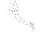 4635007500 - Special Equipment: Molded Hose for Mercedes-Benz: G550 Image