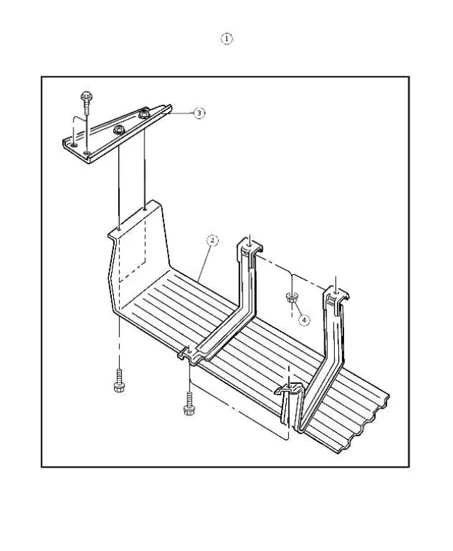 4279783AB - Fuel System: Mount Bracket for Dodge: Dakota Image