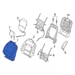 M2DZ7864416FA - Body: Seat Back Cover for Ford: Bronco Image
