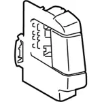 FL3Z1822600AF - Body: Handle, Inside for Ford: F-150, F-250 Super Duty, F-350 Super Duty Image