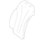 222910583364 - Driver Seat: Padding, Frt. Seat Backr for Mercedes-Benz Image