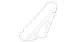 20472039489051 - : Cover, Window Frame for Mercedes-Benz Image