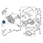 PC3Z6312A - Engine: Vibration Damper for Ford: F-250 Super Duty, F-350 Super Duty, F-450 Super Duty, F-550 Super Duty Image
