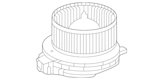 999062502 - Heating and Ventilation: Blower for Mercedes-Benz: GLE350, GLE450, GLE450e, GLE53 AMG, GLE580, GLE63 AMG S, GLS450, GLS580, GLS63 AMG, Maybach GLS600 Image image