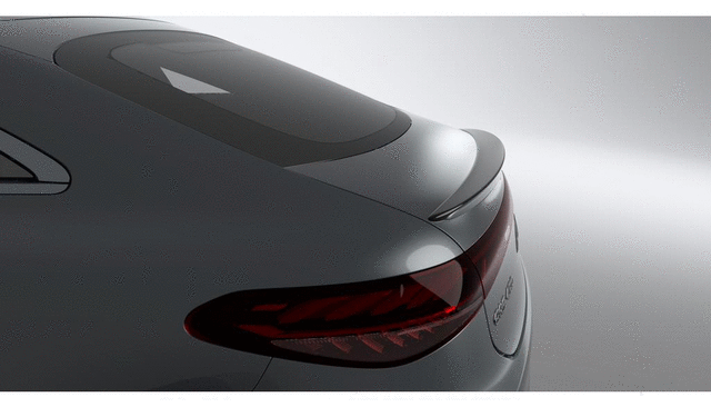2977930100 - Exterior Detachable Parts: Rear Spoiler Attachment for Mercedes-Benz: EQS 450, EQS 450+, EQS 580, EQS AMG Image