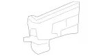 2116203134 - Cowl, Front Panel: Carrier for Mercedes-Benz Image