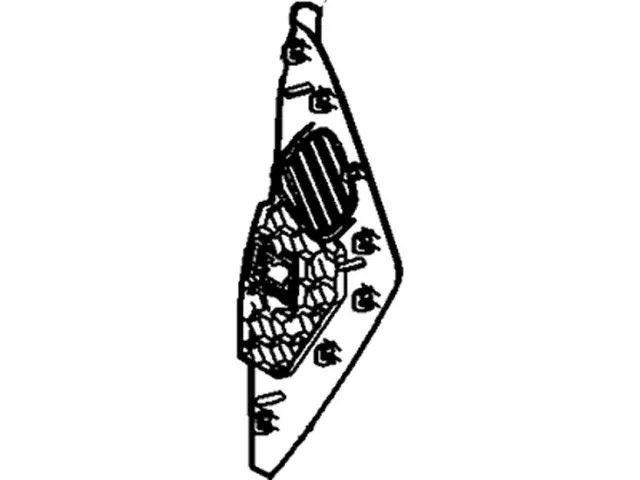 8C3Z25024A78AA - Body: Instrument Panel Side Cover for Ford: F-250 Super Duty, F-350 Super Duty, F-450 Super Duty Image