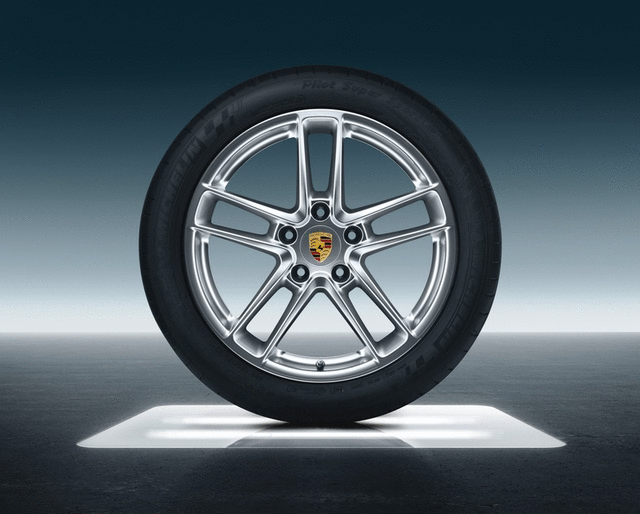 97004460065 - Wheels: 19-Inch Panamera Turbo II Wheel-And-Tire Set for Porsche: Panamera Image
