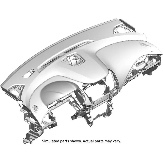 84299654 - : Jet Black Instrument Panel for GM Image