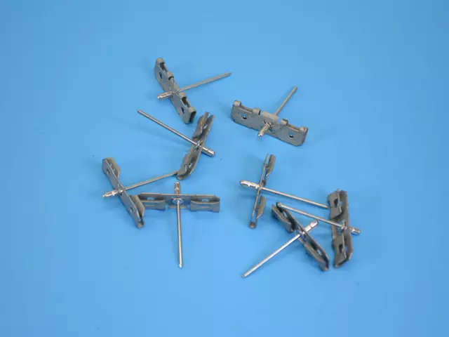 4389815AA - Exterior Ornamentation: Retaining Clip for Chrysler: 200, 300, Sebring | Dodge: Avenger, Caliber, Charger, Nitro, Ram 1500, Ram 2500, Ram 3500 | Jeep: Compass, Grand Cherokee, Liberty, Patriot | Ram: 1500, 1500 Classic, 2500, 3500 Image