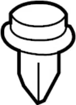 809991LA0A - Body: Door Trim Panel Clip for INFINITI: QX56, QX80 Image