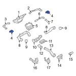 7L2Z78046A77AA - Body: Defroster Vent for Ford: Explorer, Explorer Sport Trac | Mercury: Mountaineer Image