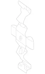 9934607 - Brakes: Retaining Spring for Mercedes-Benz Image