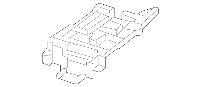 1665409014 - Electrical Equipment and Instruments: Control Unit Holder for Mercedes-Benz: GL350, GL450, GL550, GL63 AMG, GLS350d, GLS450, GLS550, GLS63 AMG Image image