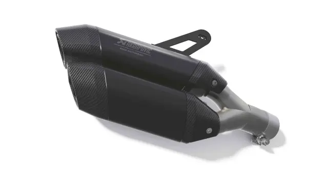 77115A62D08 - : Titanium Double Sport Silencer, Black for BMW-Motorrad Image