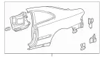 2086301301 - Side Panels: Side Wall for Mercedes-Benz Image