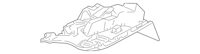 17168018369051 - Body: Lower Cover for Mercedes-Benz Image