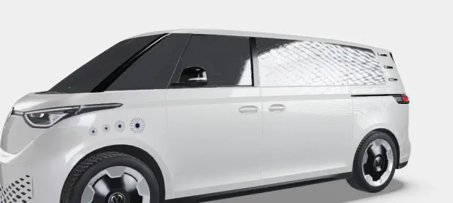 W00AAHXXXAAABA - Exterior: Wrapmate Diy - Gerbera Flowers for Volkswagen: ID. Buzz, Jetta Image