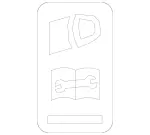 5842703 - Tools and Accessories: Information Label for Mercedes-Benz Image